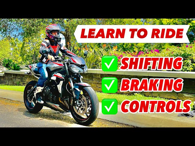 How to Ride a Motorcycle (Beginner)